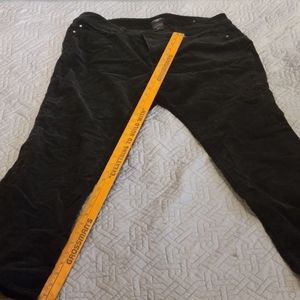 Black corduroy pants
